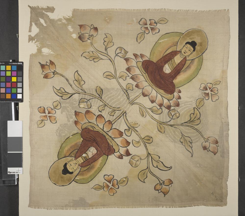 图片[4]-banner; textile; painting; 幡(Chinese); 紡織品(Chinese); 繪畫(Chinese) BM-MAS.888-China Archive